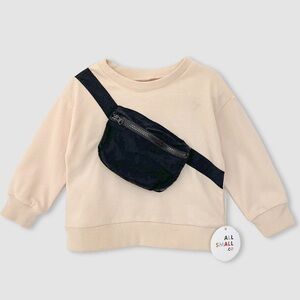Kids Belt Bag Crewneck Sweatshirt